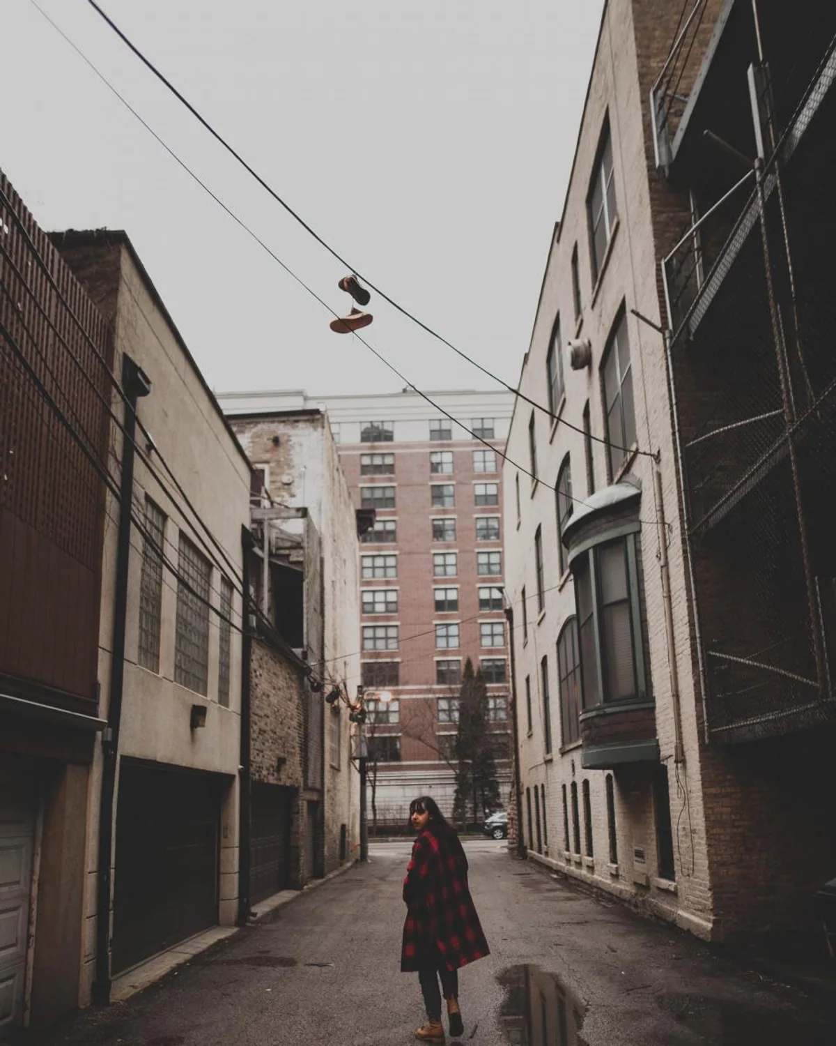 Woman wearing sandals while traveling